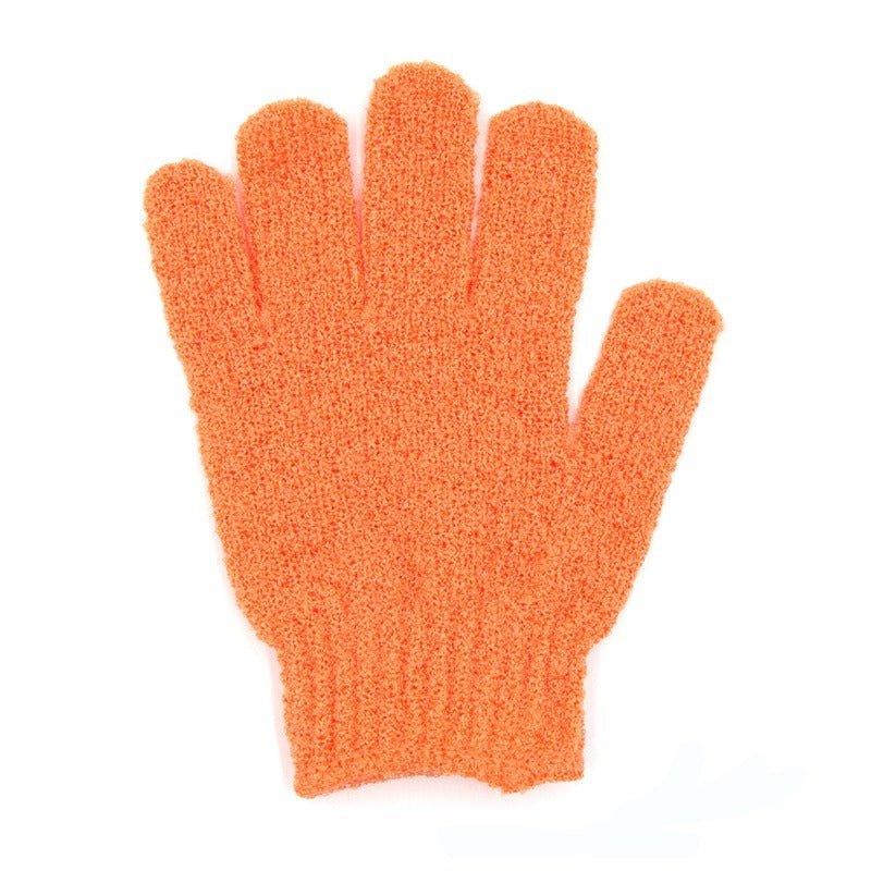 New Exfoliating Bath Glove – Thickened Nylon Shower Scrubbing Towel, Five-Finger Design, Skin-Friendly Body Cleaning Tool