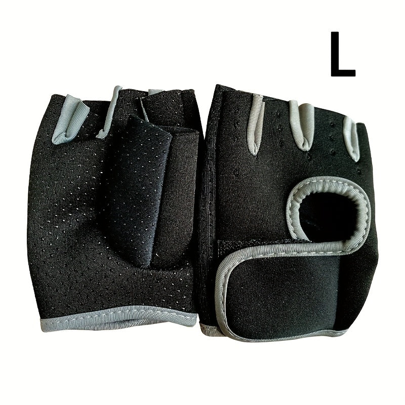 LINGPENG Half-Finger Fitness Gloves, Training Sports Gloves, Unisex Cycling Gloves