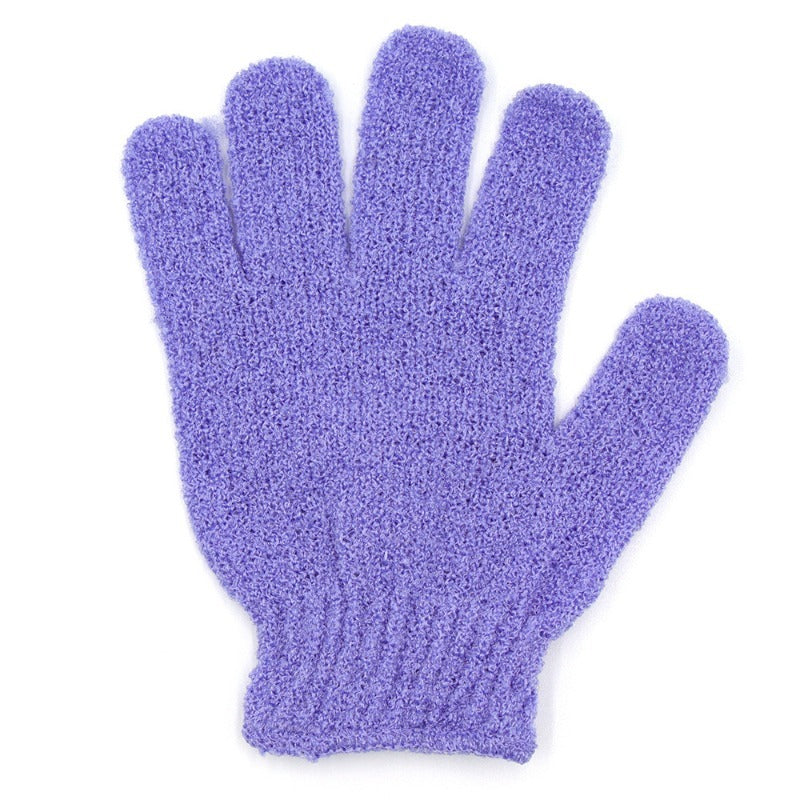New Exfoliating Bath Glove – Thickened Nylon Shower Scrubbing Towel, Five-Finger Design, Skin-Friendly Body Cleaning Tool