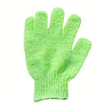 New Exfoliating Bath Glove – Thickened Nylon Shower Scrubbing Towel, Five-Finger Design, Skin-Friendly Body Cleaning Tool