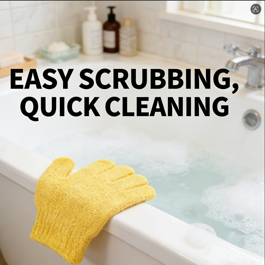 20/10pcs Shower Gloves, 100% Nylon Double-sided Exfoliating Gloves, Suitable for Beauty, Hydrotherapy, Massage, Skin, Shower, Body Scrub, Shower Accessories, And Also A Good Gift for Family Members. The Color Is Random