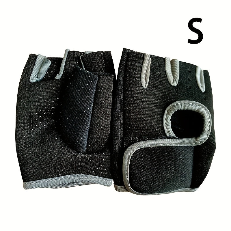 LINGPENG Half-Finger Fitness Gloves, Training Sports Gloves, Unisex Cycling Gloves